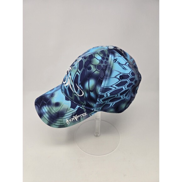 KRYPTEK FISH PONTUS BLUE GREEN OUTDOOR CAP BASEBALL HAT UNISEX OSFM FISHING MENS - Picture 2 of 15